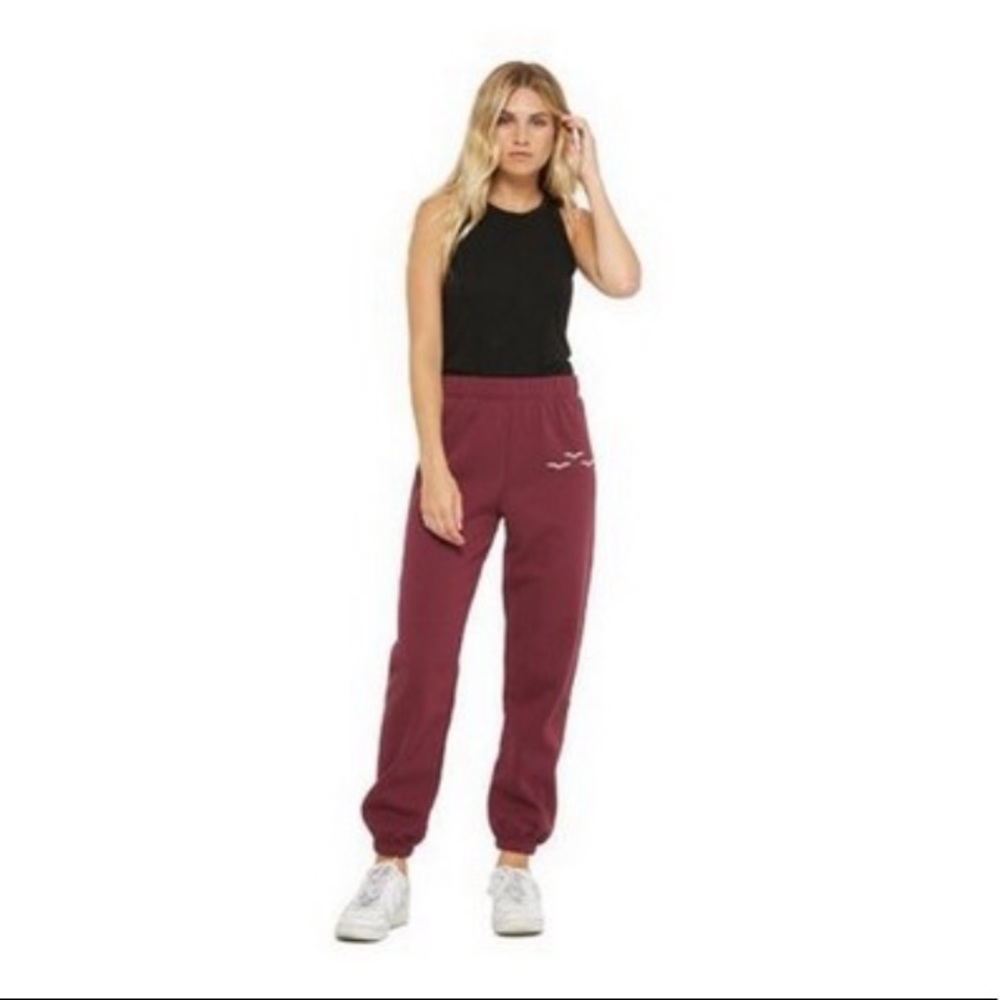 Lazypant Classic Sweatpants Burgundy Red